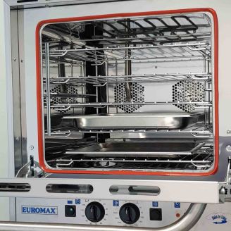 Euromax Heteluchtoven 10990GHBL COMBI - 4 laags - 230 V.