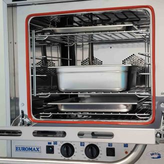 Euromax Heteluchtoven 10990GHBL COMBI - 4 laags - 230 V.