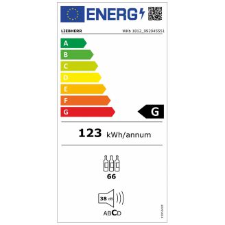 Liebherr Wijnbewaarkast Vinothek WKb 1812-26 - 66 flessen