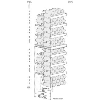 Liebherr Wijnklimaatkast WPsd 5252 Vinidor - 155 flessen