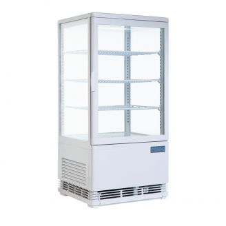 Polar koelvitrine - wit - 68 liter - G619