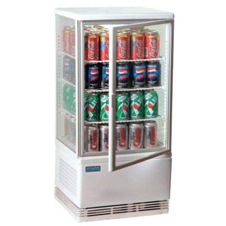 Polar koelvitrine - wit - 68 liter - G619