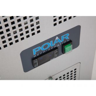 Polar roestvrijstalen koelwerkbank - GD873 - 1 deur en 2 lades