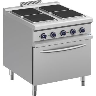 Roeder 4-plaats elek. kookfornuis staand model met oven BK9PQ98FE