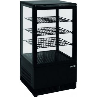 Saro mini koelvitrine, SC 70 zwart